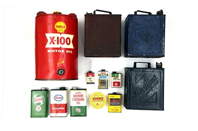 Lot 389 - Assorted Petrol and Oil Cans