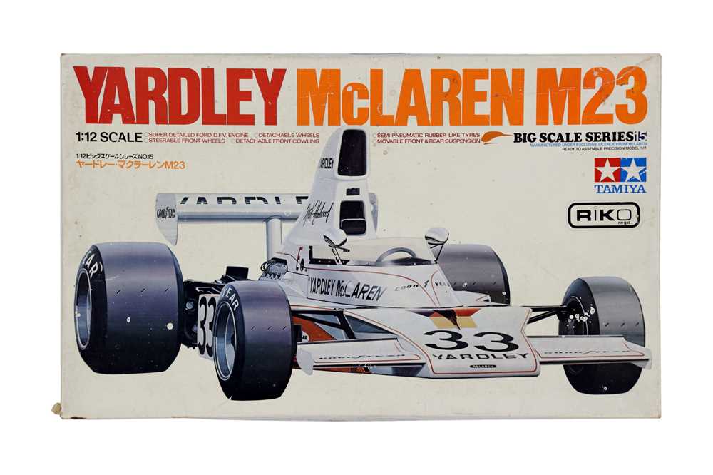 Lot 394 - A Boxed Tamiya McLaren M23 Model Kit