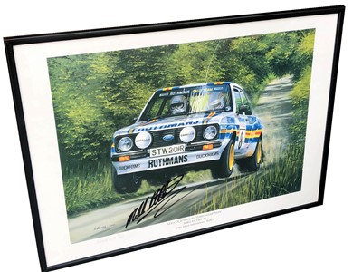 Lot 451 - Signed Rallying Artwork Print