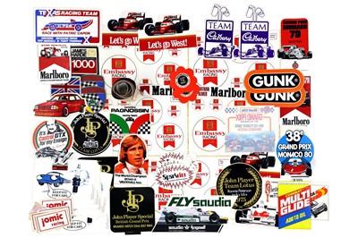 Lot 454 - Quantity of Period Motor Racing Decals