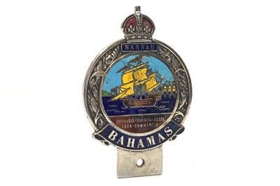 Lot 471 - Bahamas Car Badge