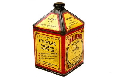 Lot 504 - A Rare Challenge Motor Oil Can