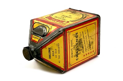 Lot 504 - A Rare Challenge Motor Oil Can