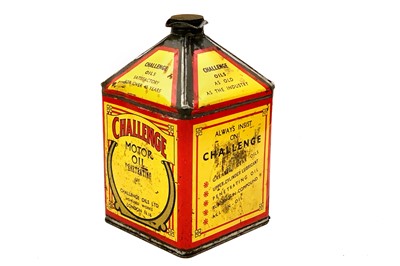 Lot 504 - A Rare Challenge Motor Oil Can