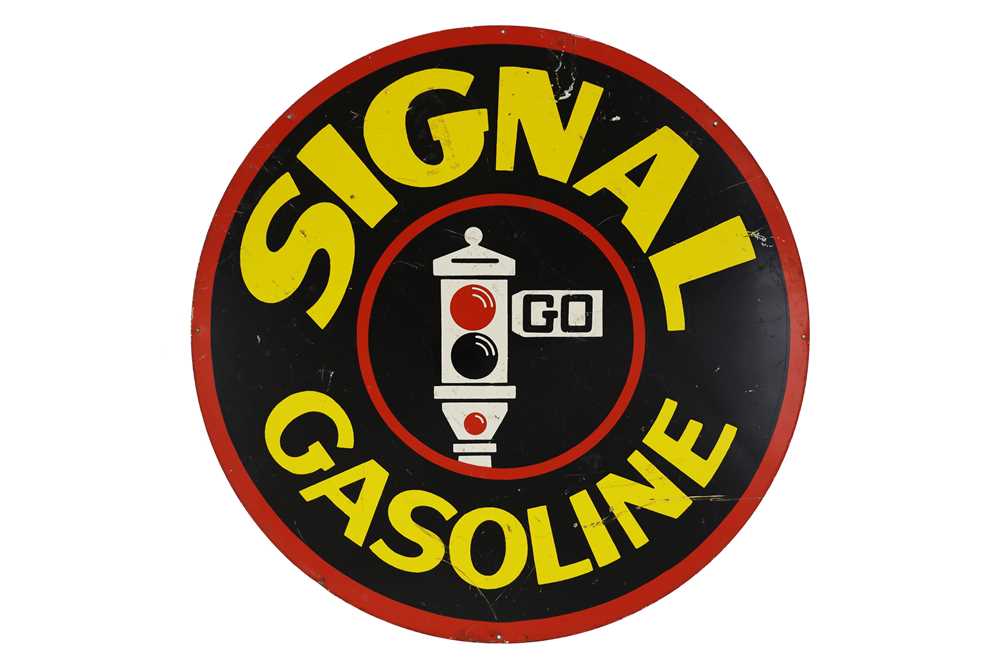 Lot 35 - Signal Gasoline Advertising Sign