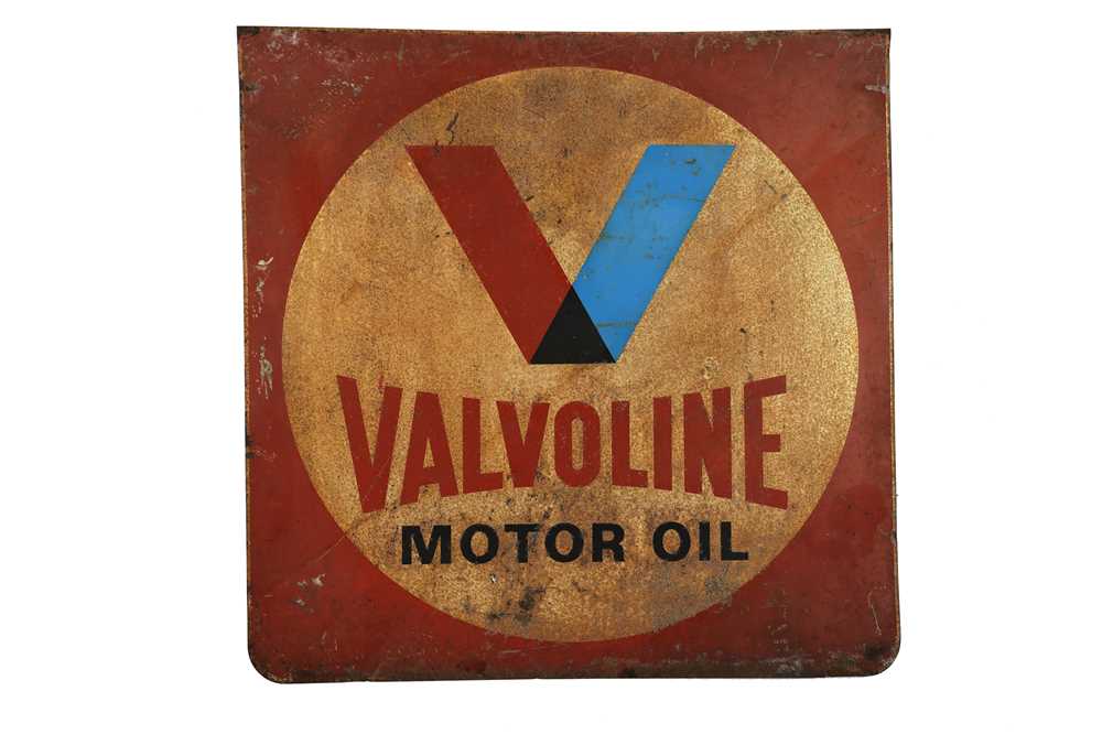 Lot 41 - Valvoline Motor Oil Advertising Sign