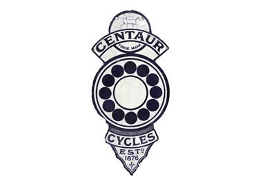 Lot 30 - Centaur Cycles Enamel Sign