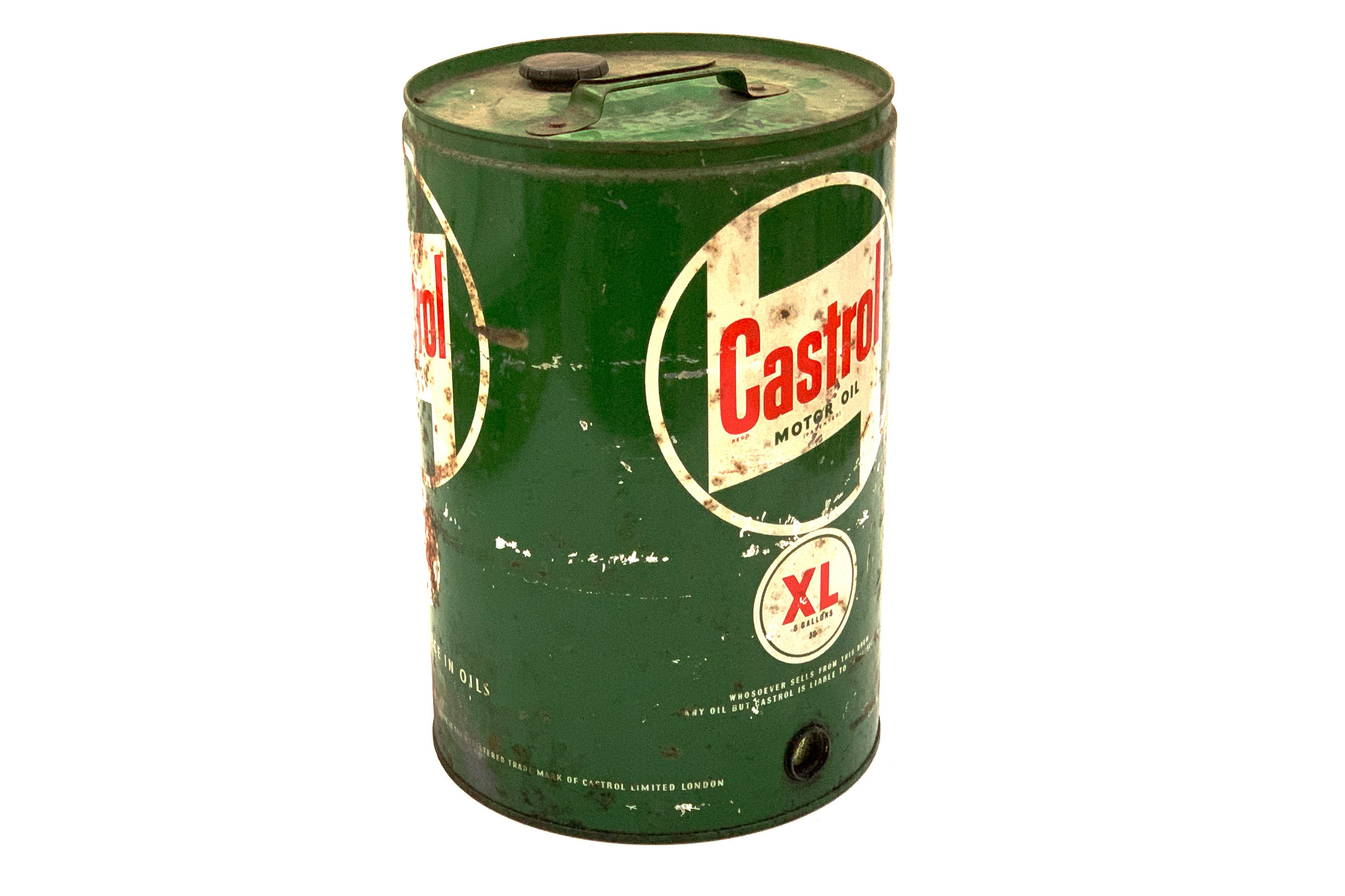 Lot 509 Castrol Oil Drum