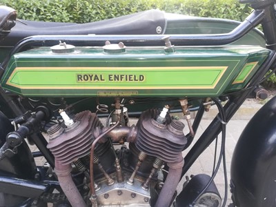 Lot 204 - 1922 Royal Enfield 8hp Model 180 Combination