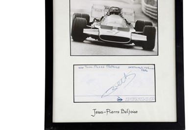 Lot 529 - J.P Beltoise Signed Matra Presentation