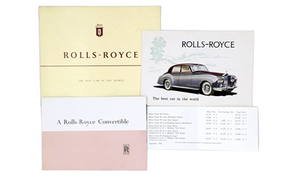 Lot 547 - Rolls-Royce Silver Cloud Sales Brochures