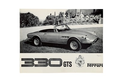 Lot 548 - Ferrari 330 GTS Sales Leaflet