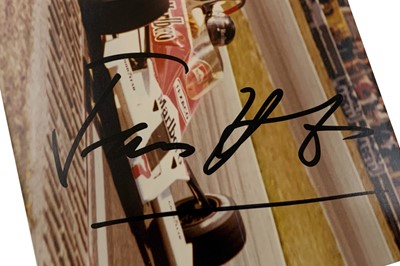 Lot 550 - James Hunt Signed Photograph