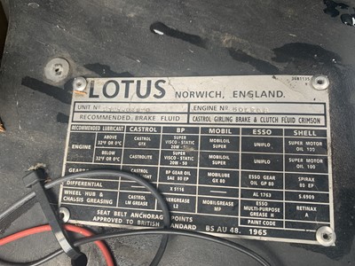 Lot 304 - 1971 Lotus Elan +2S