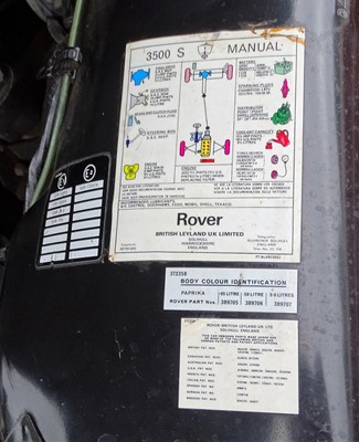 Lot 303 - 1974 Rover P6 3500S