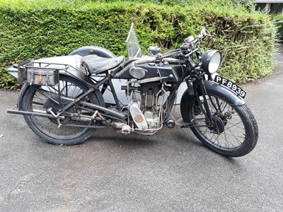 Lot 209 - 1927 Sunbeam Model 9 with Swallow Sports sidecar