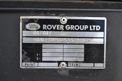 Lot 345 - 1994 Range Rover LSE 4.2 LWB
