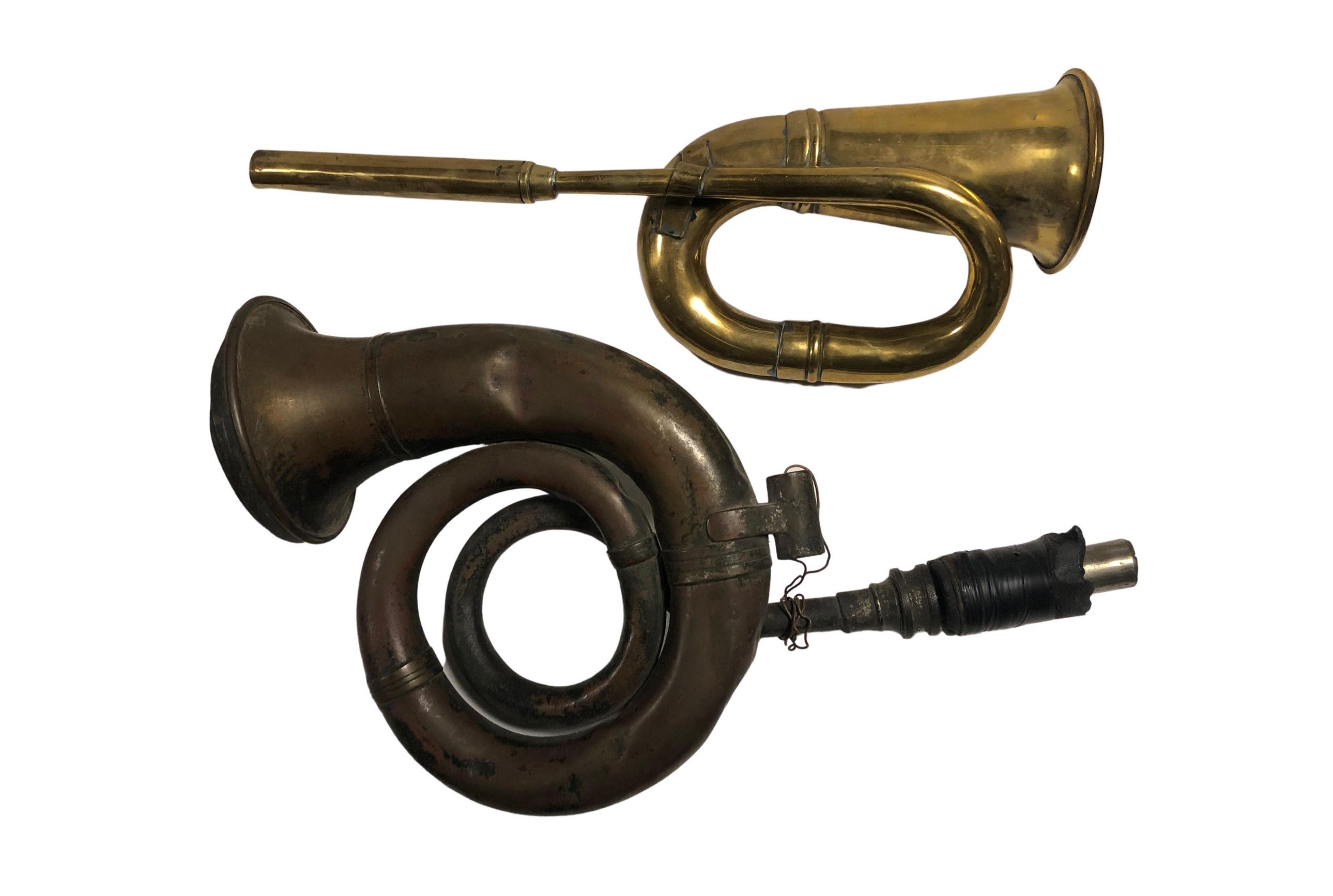 Lot 108 Two Vintage Horns