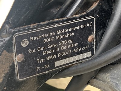 Lot 77 - 1977 BMW R60/7
