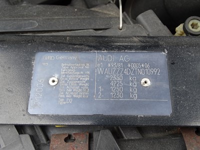 Lot 306 - 1997 Audi A8 4.2 Quattro