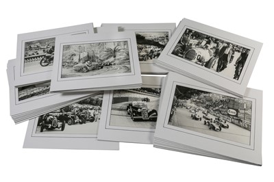 Lot 245 - A Large Collection of Mounted Photographic Prints Depicting Grand Prix Racing at Monaco