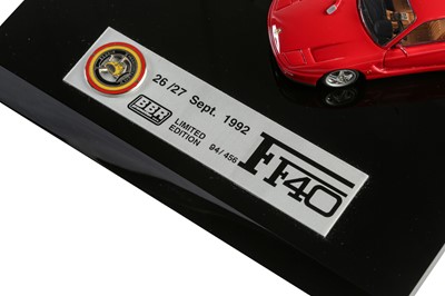 Lot 247 - Ferrari Model Display by BBR, in Display Case