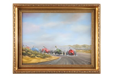 Lot 249 - An Original Oil Painting by Michael Smart