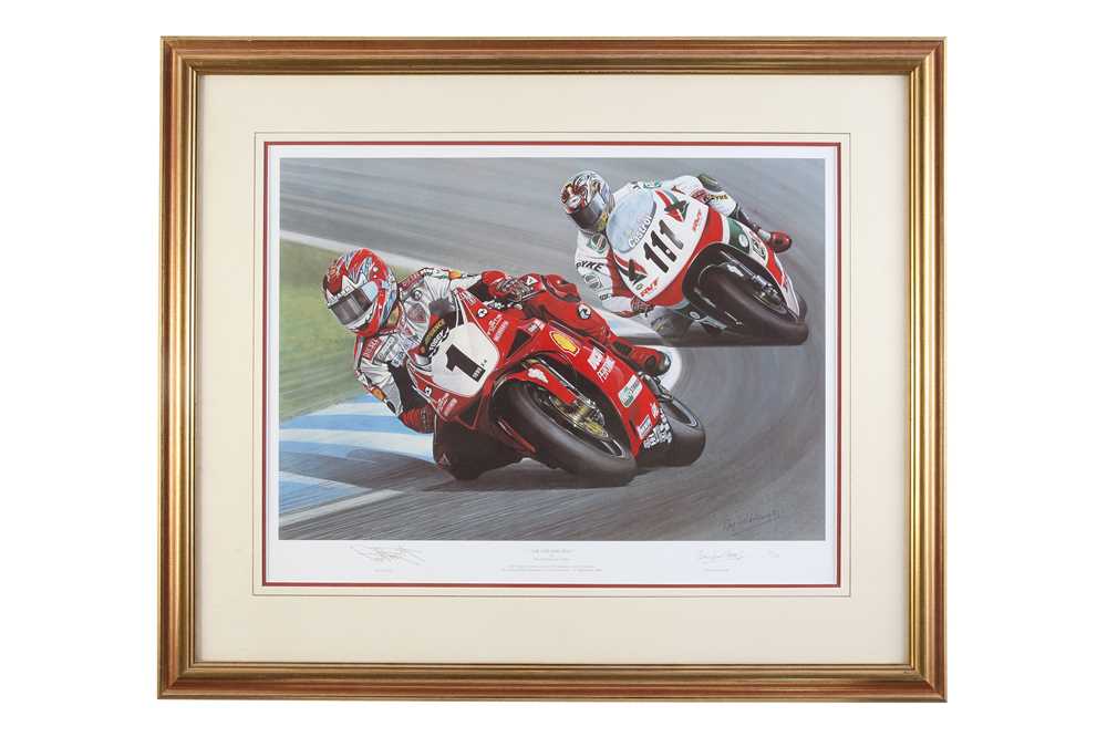 Lot 466 - 'The One and Only' - Carl Fogarty Artwork Print by Ray Goldsbrough