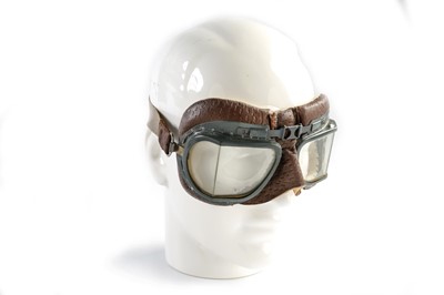 Lot 231 - Racing Goggles Boxed Pair, RAF-Pattern, c1950s