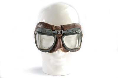 Lot 231 - Racing Goggles Boxed Pair, RAF-Pattern, c1950s