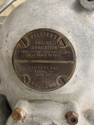 Lot 170 - 1940's Villiers Junior De Luxe 98cc 2 Stroke Engine