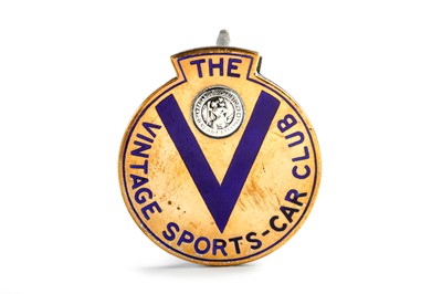 Lot 242 - VSCC Early Member’s Car Badge, c1930s-1940s