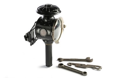 Lot 373 - A Candle-Powered Veteran Bicycle Headlamp