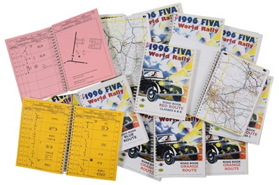 Lot 105 - Quantity of World Rally Paperwork