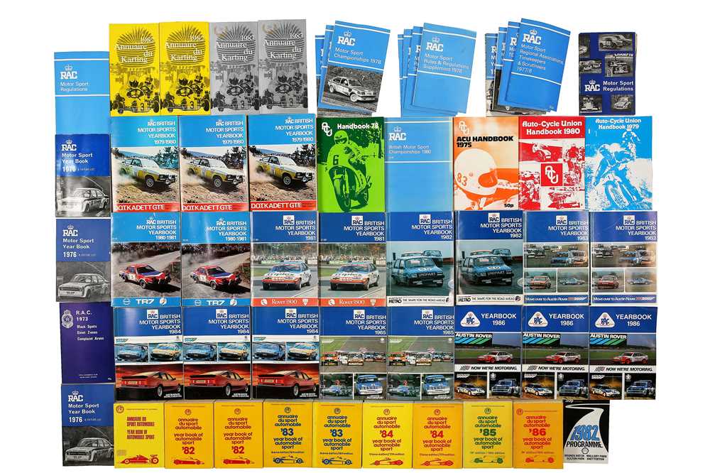 Lot 122 - Quantity of FIA and RAC Motorsport Yearbooks