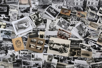 Lot 5 - Quantity of Photographs Depicting Pre-War Motor Racing