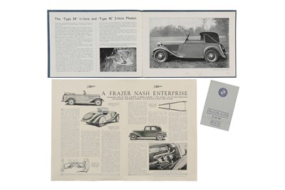 Lot 19 - Frazer-Nash / BMW Literature