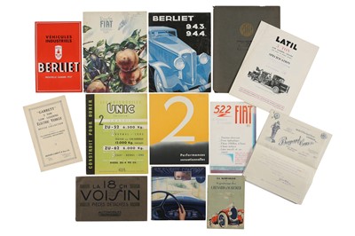 Lot 26 - Quantity of Pre-war Sales Brochures