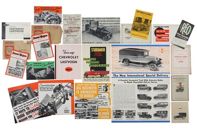 Lot 27 - Pre-war Commercial Vehicle Sales Brochures