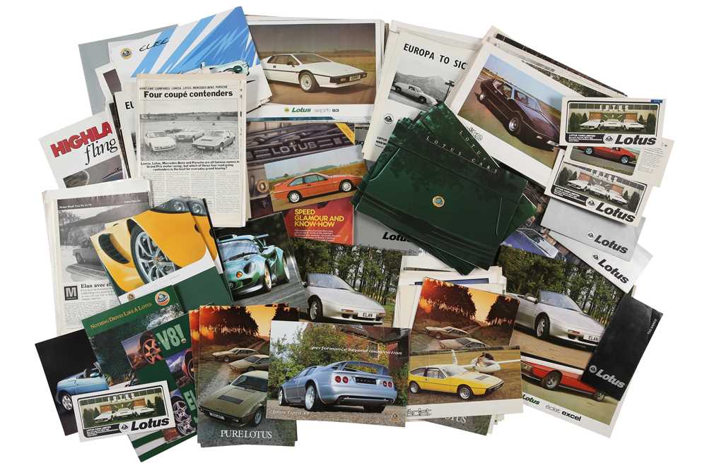 Lot 33 - Quantity of Lotus Sales Brochures