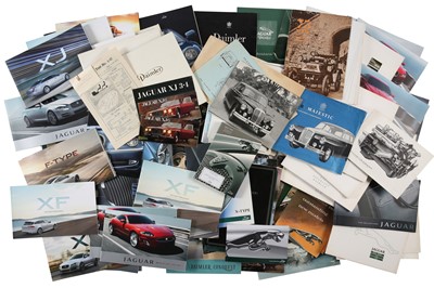 Lot 38 - Quantity of Jaguar and Daimler Sales Brochures