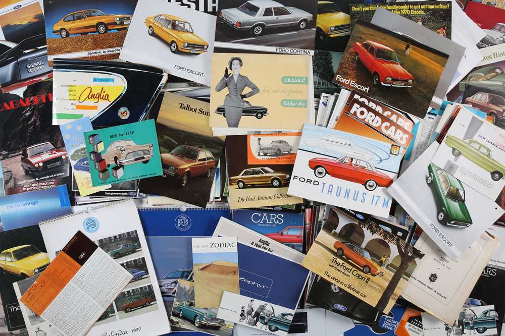 Lot 40 - Two Boxes of Ford Sales Brochures