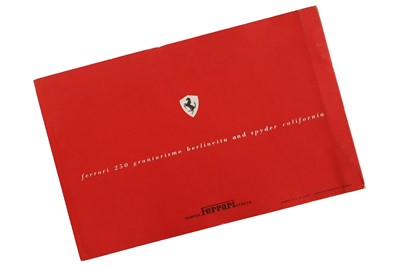 Lot 70 - A Very Rare Ferrari 250 Granturismo Berlinetta and Spyder California Sales Brochure