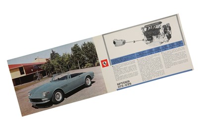 Lot 72 - Ferrari 275 GTS 'Spyder' Sales Brochure