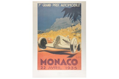 Lot 272 - Monaco Race Poster, 1935 by Coys Editions