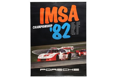 Lot 273 - Original Porsche Factory Poster - IMSA 1982
