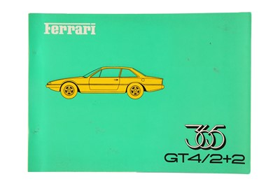 Lot 281 - Ferrari 365 GT4 2+2 Spare Parts Catalogue