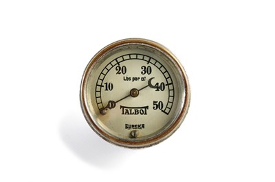 Lot 261 - Talbot (English) Oil-Pressure Gauge, c1920
