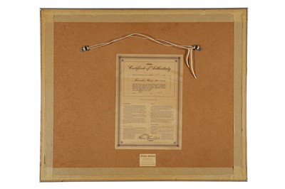 Lot 382 - Stirling Moss & Denis Jenkinson Mercedes Benz 300 SLR Print (Signed)