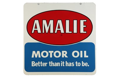 Lot 388 - Amalie Motor Oil Advertising Sign